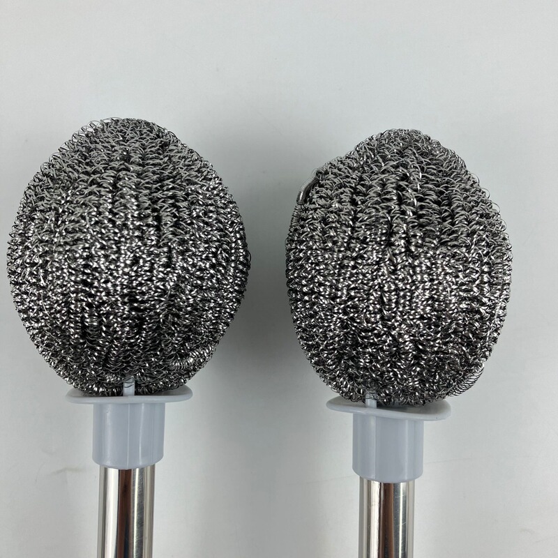 長柄ステンレス鍋洗いブラシ、キッチンコンロ掃除用ロングポール、鍋洗い、洗面器洗い、錆びず、手を傷つけず、残渣が落ちません。|undefined