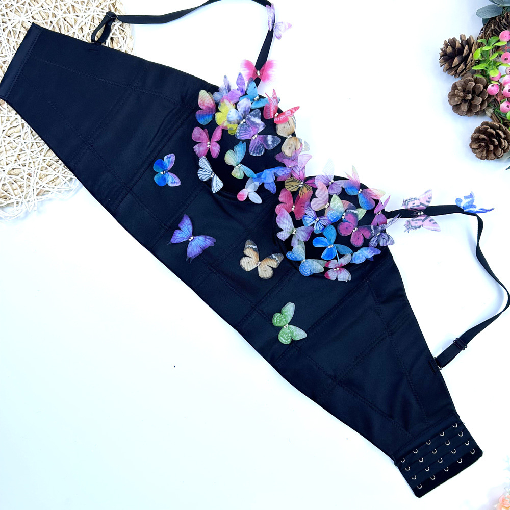 Summer Season Wholesale Women's Vacation Sexy Butterfly Tank Tops