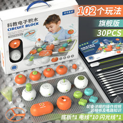 子供用益智電子積み木物理実験セット小中学生diy組立型科学教育類趣味玩具