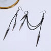 Retro earrings, fashionable ear clips, wish, suitable for import, European style, punk style