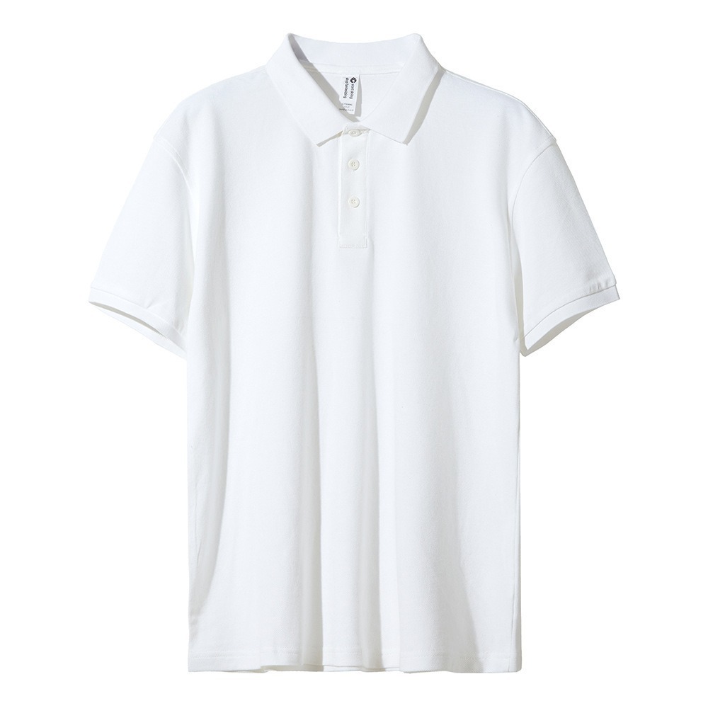 Polo cuidadosamente seleccionado, ropa de trabajo personalizada, camiseta de solapa de manga corta, logotipo impreso bordado, ropa de trabajo publicitaria, camisa cultural de verano