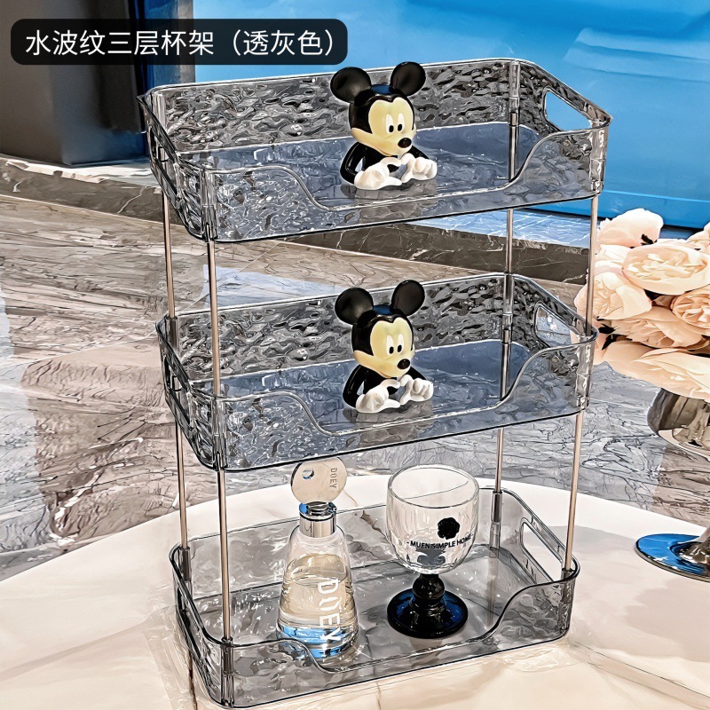 カップ置物棚リビングカップホルダー水カップ棚収納ガラスコーヒーカップ棚化粧品収納ケース|undefined