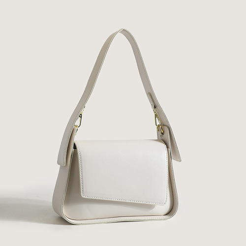 Fashionable women's cross-border trade 2024 summer new PU leather handbag, versatile top handle, stylish women's bag, casual underarm bag
