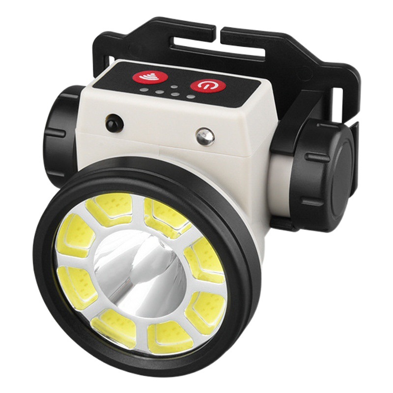 Faro de luz fuerte transfronterizo al aire libre mini LED noche pesca minero lámpara portátil linterna montada en la cabeza Faro de inducción de carga