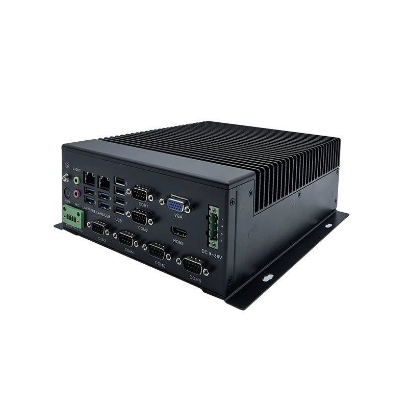 Small embedded industrial laptop, air fan, x86