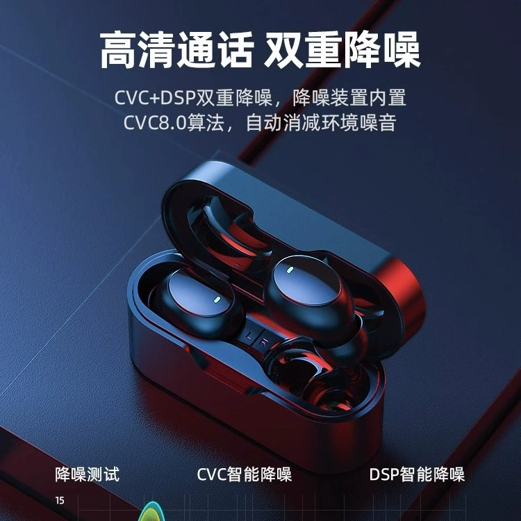 Bluetooth-гарнитура 2025, новая беспроводная высококлассная внутренняя (in-ear) с шумоподавлением, спортивная, с очень долгим временем работы и высоким качеством