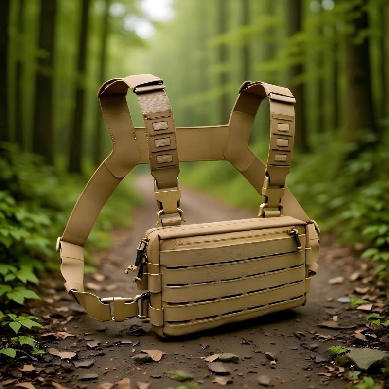 Spot Cross-Border Tactical Chest Bag Outdoor Hunting Tactical Vest Outdoor Sports Cycling Vest Multi-Functional Chest Bag