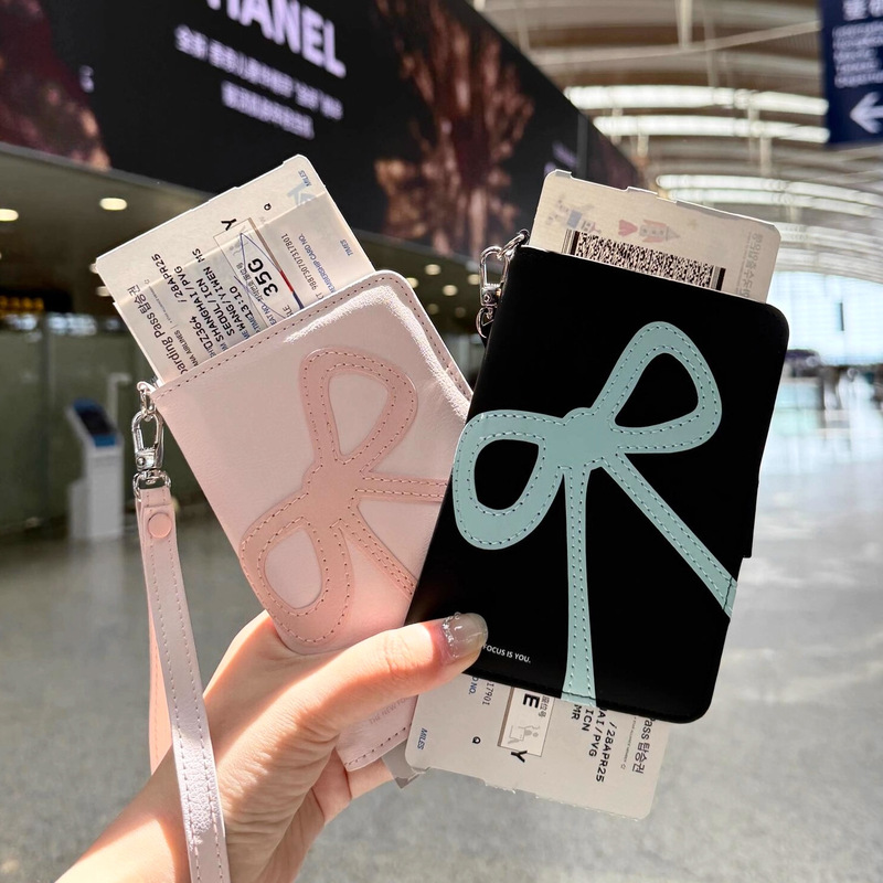 可爱牛仔KT护照夹多功能拼色旅行机票身份证件出国收纳钱包|undefined