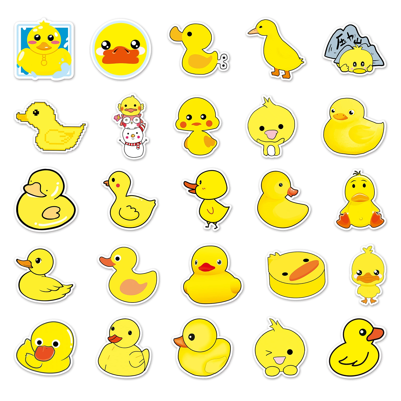 B.Duck, мультяшный милый чемодан, ноутбук, велосипед, светоотражающие водонепроницаемые украшения, защита автомобиля
