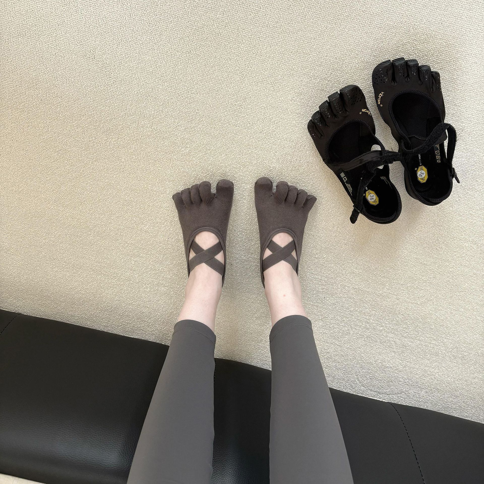 Non-slip socks for yoga