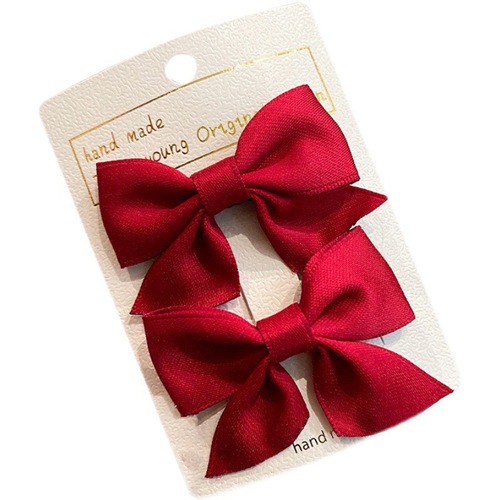 Korean style children's bow hair clip cute girls side clip hair accessories clip little girl headwear baby hair clip