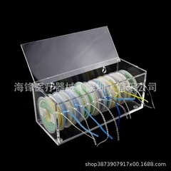 歯科結紮リング収納ボックスゴムチェーン収納ボックス矯正材料整理ボックス収納ラック透明アクリル