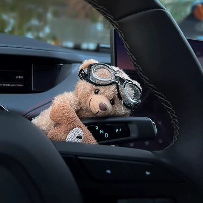 Car ornaments Ornaments Cute Bear Leader - pilot-bear-waist-decoration
