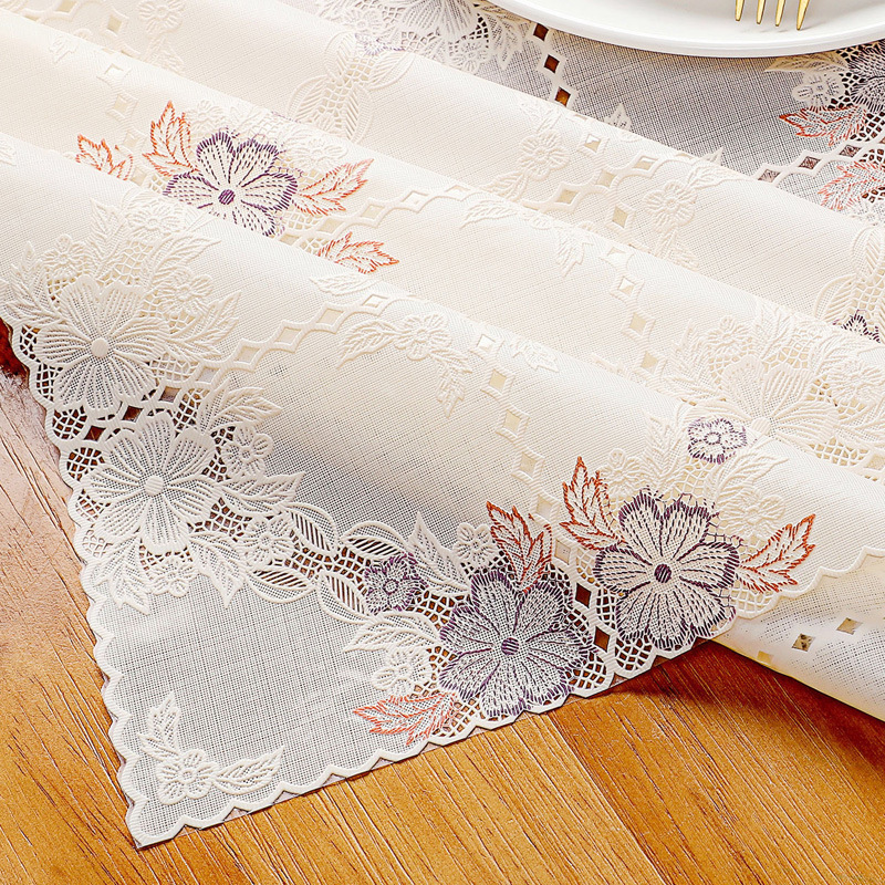 Thickened European Pvc Tablecloth, Oil-Proof and Stain-Resistant Square Tablecloth, Rectangular Dining Table Mat, No-Wash Plastic Coffee Table Fabric Thickened European Pvc Tablecloth, Oil-Proof and Stain-Resistant Square Tablecloth, Rectangular Dining Table Mat, No-Wash Plastic Coffee Table Fabric