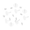 200 pieces/package DIY jewelry material earrings earrings, earrings, earrings, large head t -needle flat ear needle earrings