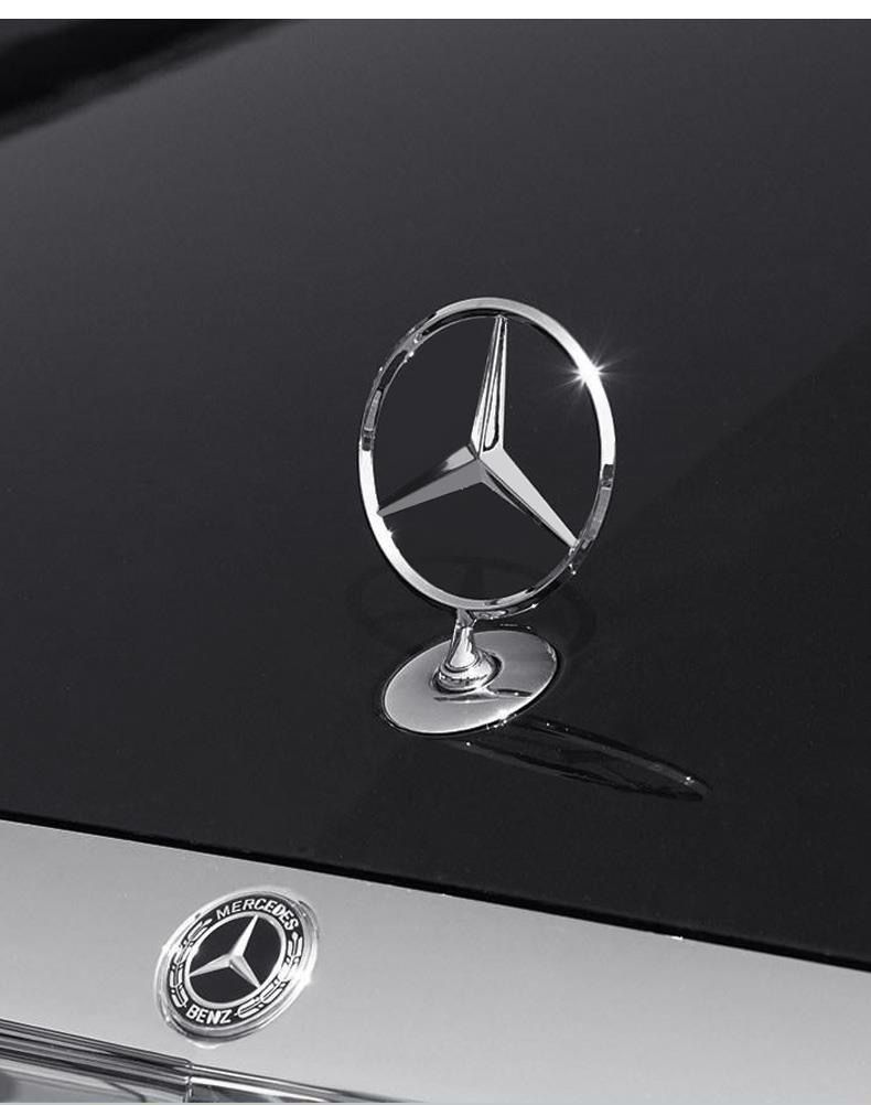 Suitable for E300L, S-Class, C200L, C180L, and C260L models; used for modifying the front emblem of vehicles with a standard engine hood
