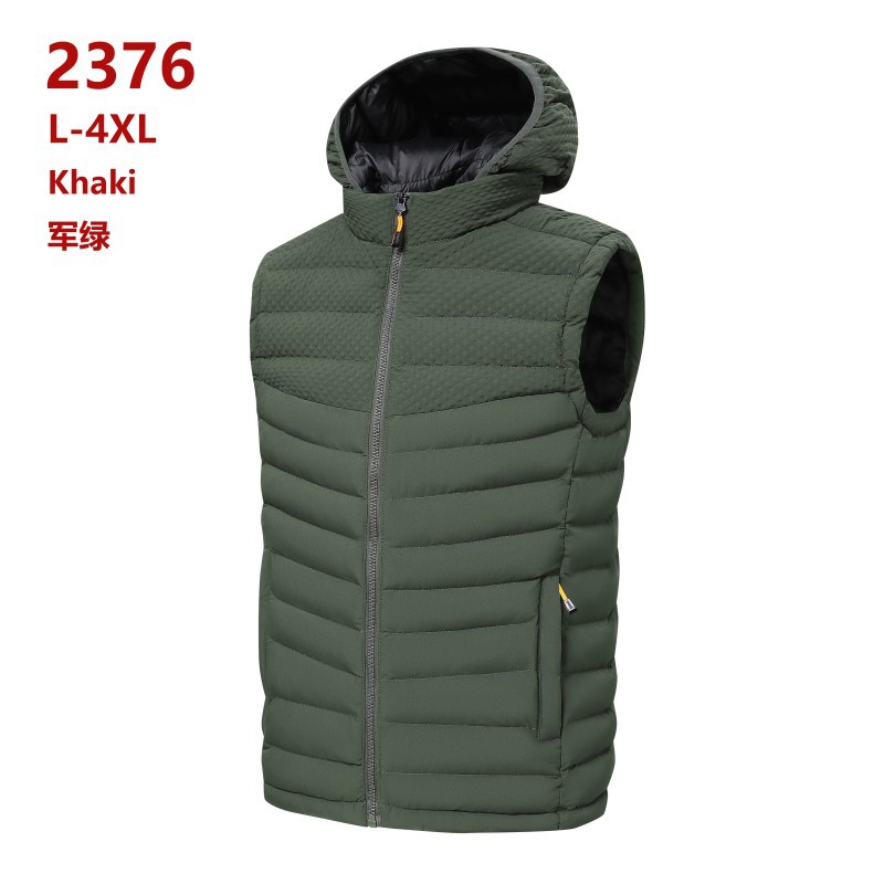 2024 chaleco de algodón de costillas otoño y invierno nuevo calentamiento sin mangas palpitación clip de algodón comercio exterior transfronterizo al por mayor