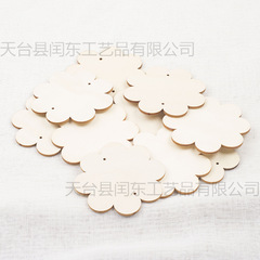 木製梅の花の形のペンダントクリエイティブ手作り diy 素材木材チップ木製工芸家の装飾の背景