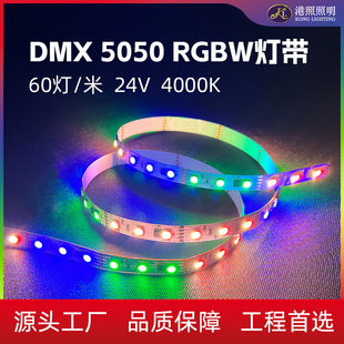 Dmx 24V Phantom Light with 5050Rgbw Soft Light with Bare Board Full Color Light with Engineering Colorful Light Strip Can Be Customized