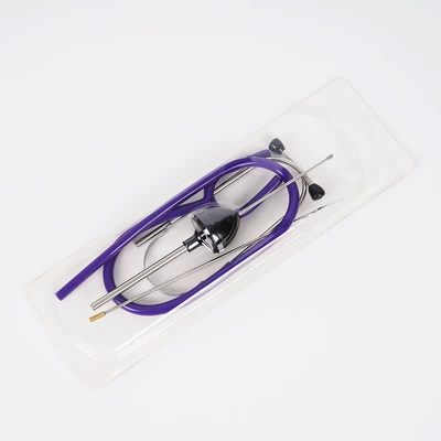 Automobile cylinder stainless steel stethoscope engine abnormal sound diagnosis device auto repair inspection auto repair stethoscope cross-border (Mühərrik alətləri) - blister-boxed-purple