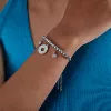 E429-steel color bracelet-24cm