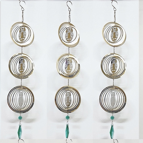 위안 올빼미 10*48cm (펜던트가있는 3 현)