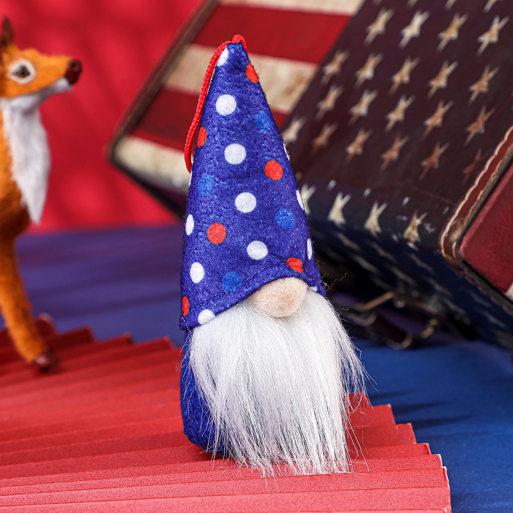 Cross-Border Día DE LA Independencia Americana muñeca colgante muñeca sin rostro decoraciones de vacaciones Día DE LA Independencia Americana regalo