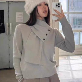 时尚休闲套装;毛衣;女式T恤