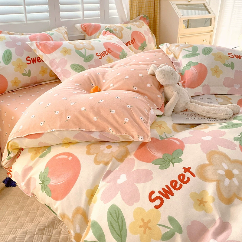 Bedding set Thickened duvet cover for elementary students, 3–4 piece, multiple sizes 150×200–200×230