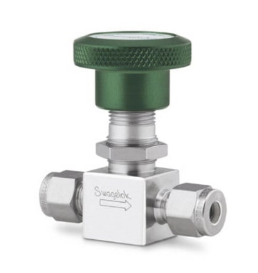 世伟洛克SS-4H不锈钢波纹管密封阀门焊接阀杆尖1/4 in.卡套接头