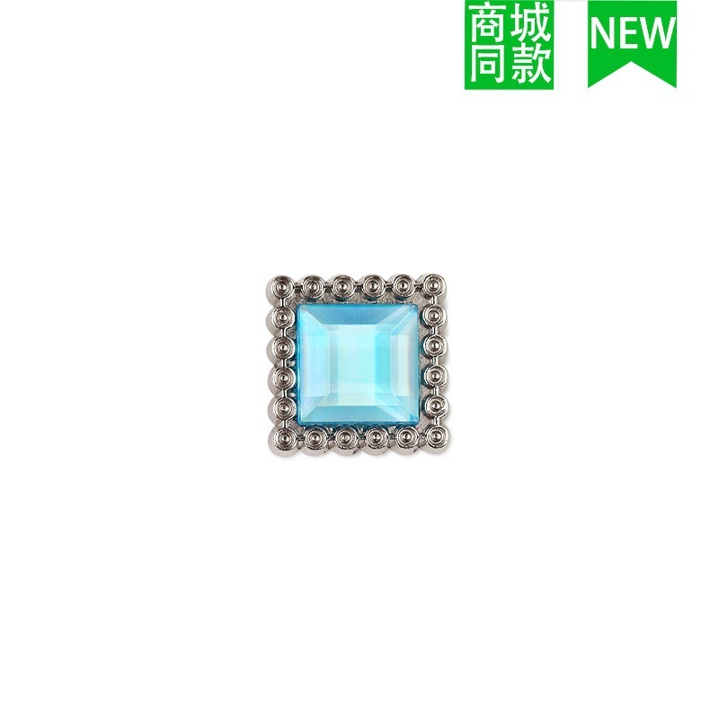 クロスボーダー卸売新しいクロックスアクセサリー靴バックル金属レターチェーン適応クロス靴花 DIY アクセサリー|undefined