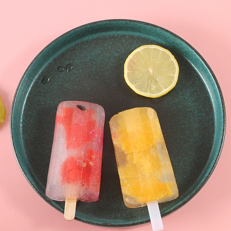 4 Lian old popsicle mold with a lid for home children's cute popsicle ice cream mold DIY homemade ice cream pops up