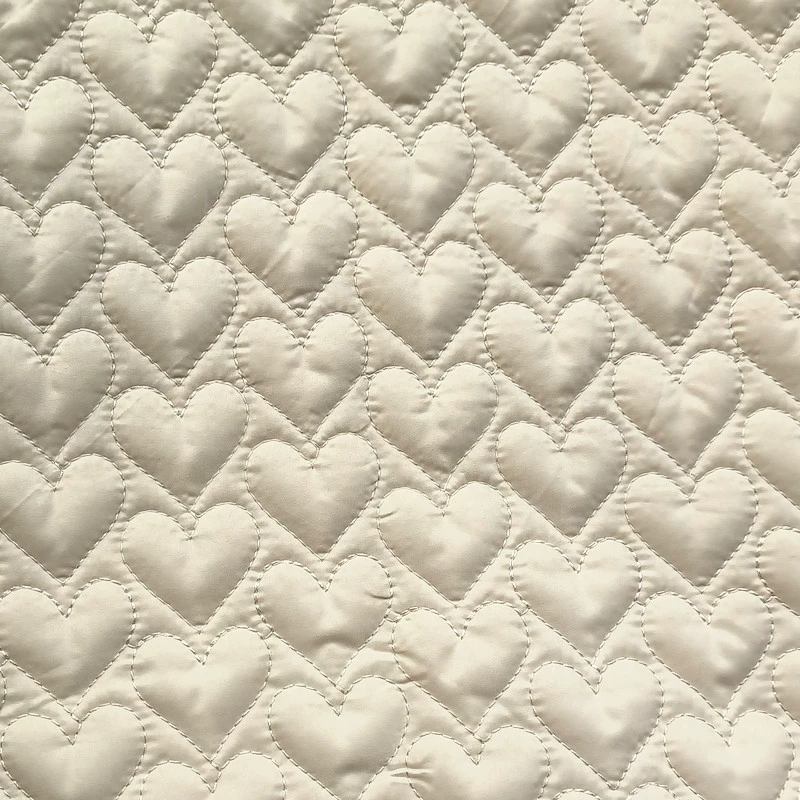 Chunya Textiles Wired Embroidery Slot Soft Cotton 300T Heart -shaped Computer Embroidery Flower Cotton Cotton Cotton Cotton Clover Cotton