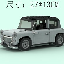 MOC-72601 10262 Mini Coope ����ͼֽ ƴ���ľ 836Ƭ
