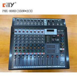 8-Channel Mixer Pmx with Amplifier All-In-One 99Dsp Stage Performance Conference with USB Bluetooth 350W Amplifier