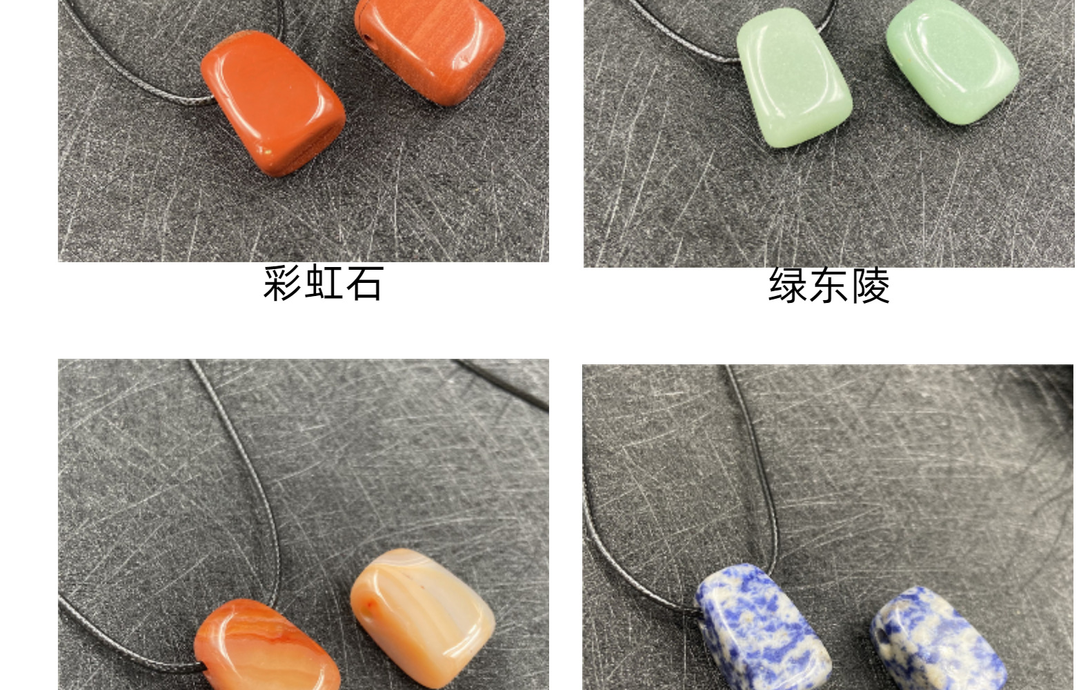 14g Weight Pendant Necklace Classification Gem Material Constellation Pattern Unisex Gender Korean Style Style Grey, White, Red, Green, Blue, Wine Red, Yellow Color Gem Constellation Pendant Necklace 2