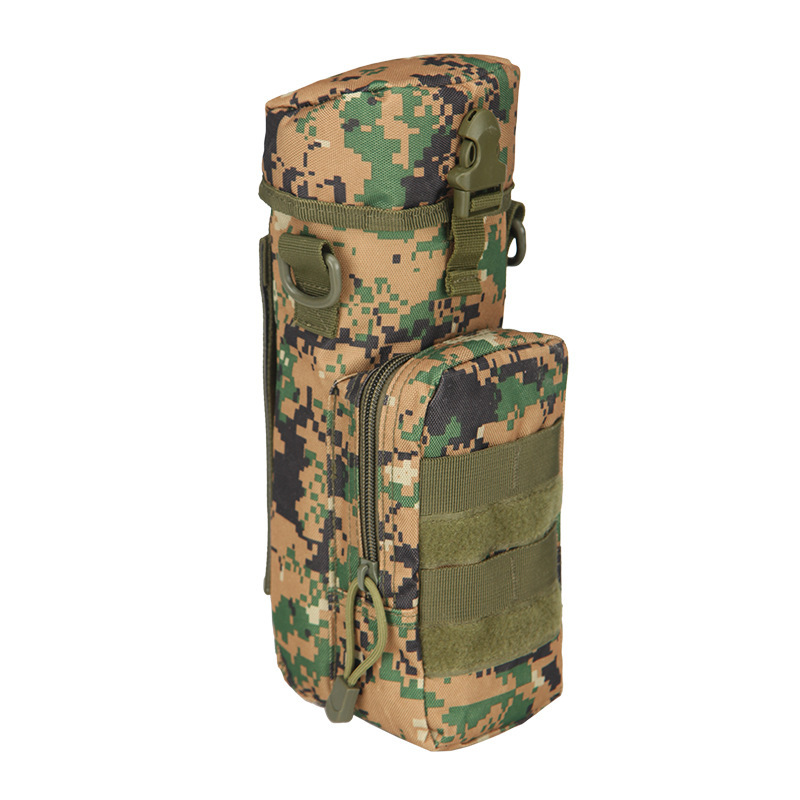 En stock al por mayor deportes al aire libre botella de agua bolsa crossbody bolso de la cintura molle montaje bolsa táctica multifuncional botella de agua bolsa de cintura