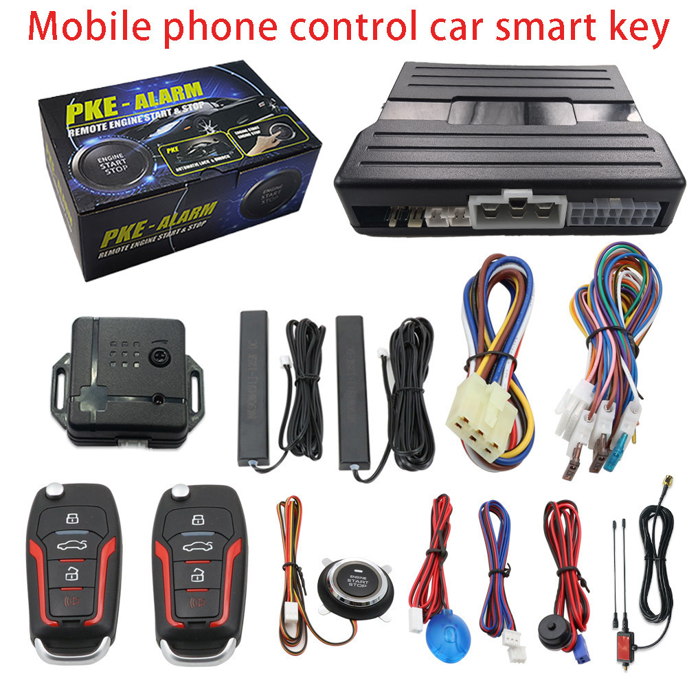 6B Export Type: Pke Smart + One-Button Start + Remote Start + Mobile App Control + Car Alarm System