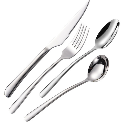 304 elegant stainless steel tableware thickened western steak knife and fork set hotel tableware stainless steel knife and fork