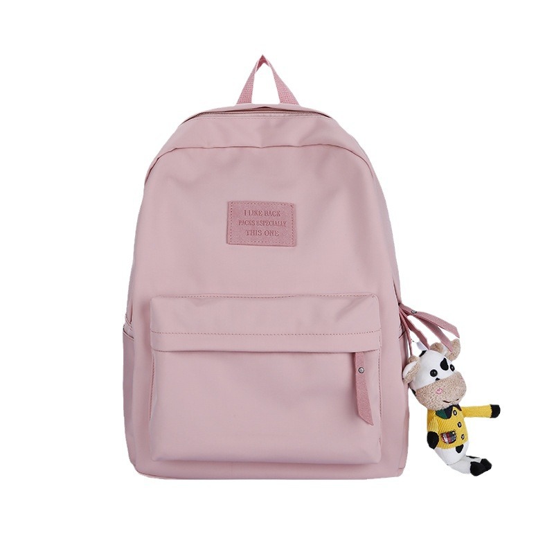 2024 新しいシンプルなバックパックナイロン韓国語バージョン中高生通学日本のキャンパススタイルのバックパック卸売