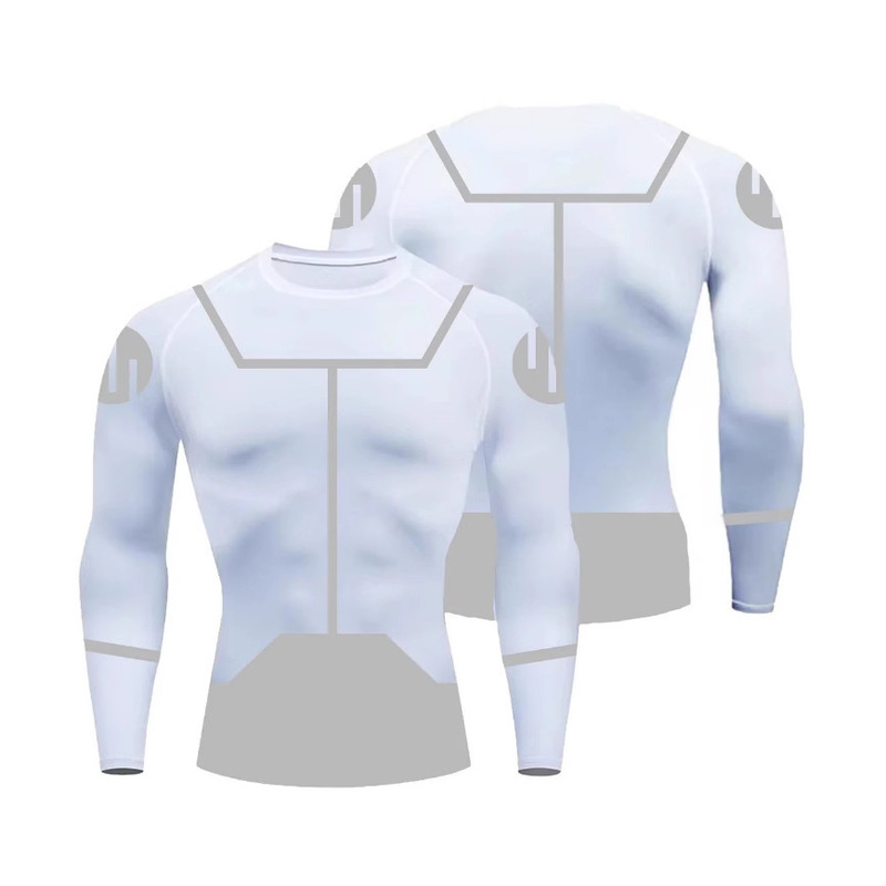 New Cross-Border 3D Digital Printing Long-Sleeved Round Neck Running Sports T-Shirt Outdoor Training Quick-Drying Long-Sleeved T-Shirt Top New Cross-Border 3D Digital Printing Long-Sleeved Round Neck Running Sports T-Shirt Outdoor Training Quick-Drying Long-Sleeved T-Shirt Top