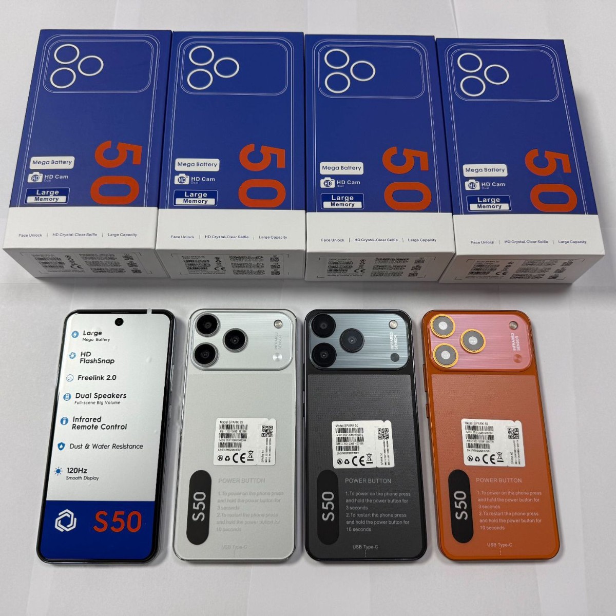 Spark 50 Cross-border E-commerce Hot-selling Smart Android 4g Mobile...
