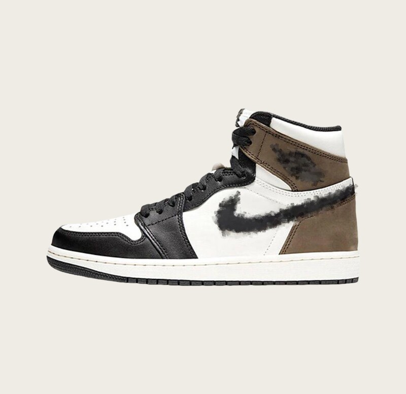 莆田靴クロスボーダー新AJ1ハイトップ外国貿易黒と赤のモカスモークグレー共同ブランドスポーツとレジャーシューズ男性と女性用|undefined