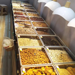 透明なドライフルーツボックス、メロンの種、スナック、ナッツ、バラ売りの食品用密封ボックス、食品保存ボックス、スーパーマーケットの食品陳列ボックス