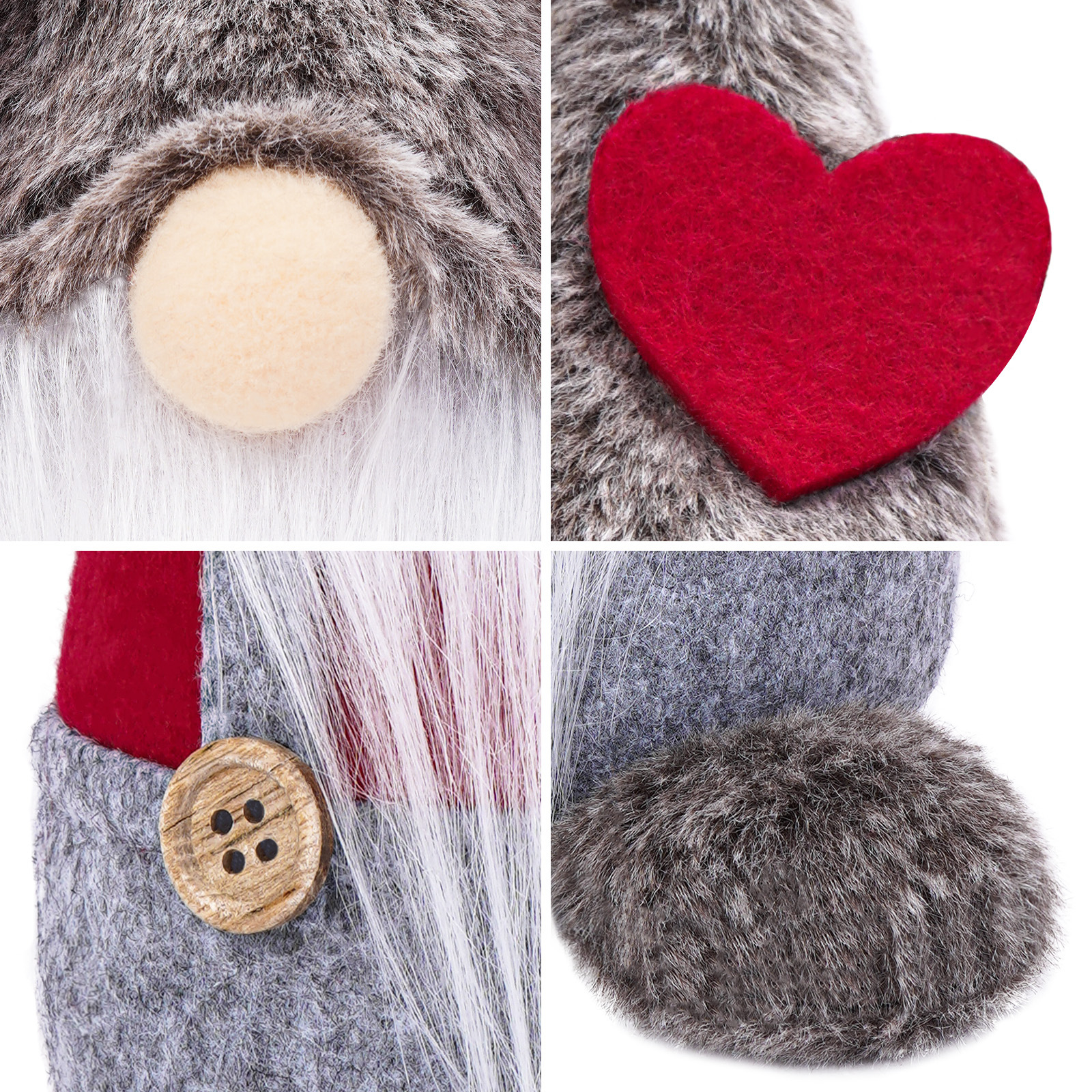 Nuevos productos transfronterizos Día de San Valentín amor muñeca sin cara lindo peluche mano enano muñeca decoración decorativa creativa