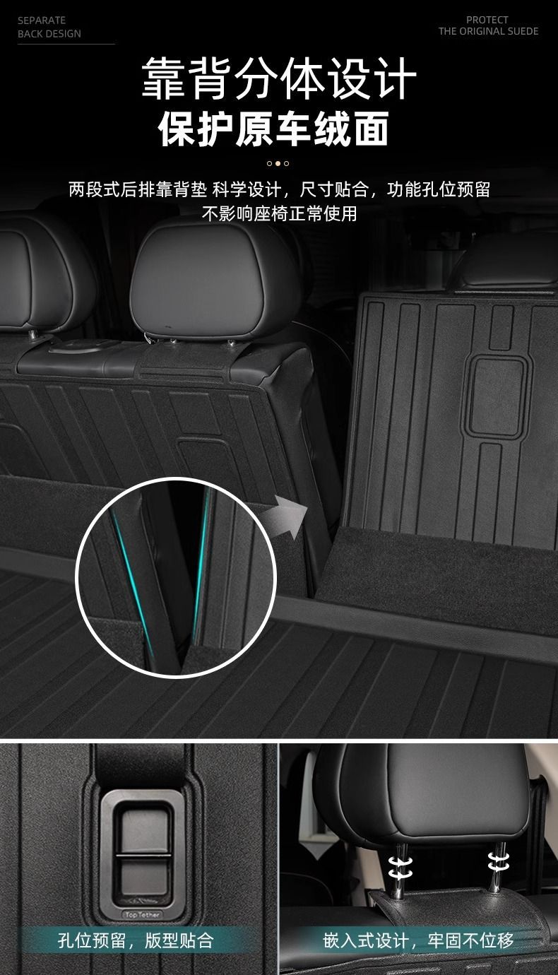 Suitable for Chery Ruihu 9 Trunk Mat 25 TPE Durable Ruihu Trunk Mat Automotive Supplies Decorative Interior New