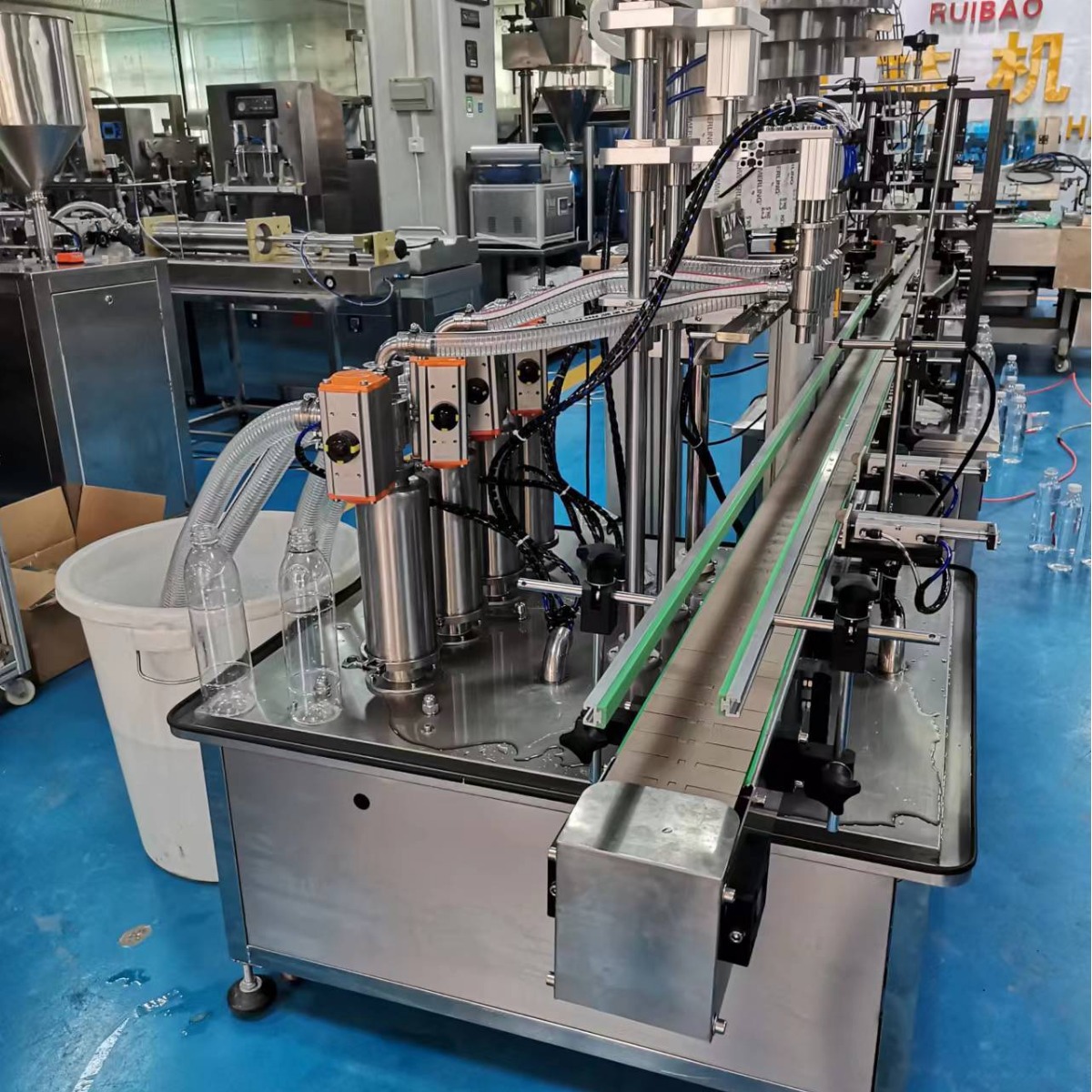 全自动酸奶果汁灌装机 6头自吸式洗衣液灌装机 蜂蜜酱汁灌装设备