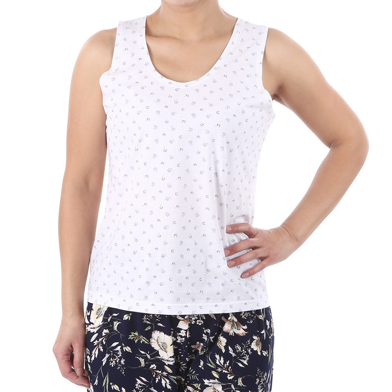 Women's Vest Cotton Jersey Sweat-absorbent Summer Women's Large Vest Cotton Vest Plus Fertilizer Plus Women's Vest Cotton Jersey Sweat-absorbent Summer Women's Large Vest Cotton Vest Plus Fertilizer Plus