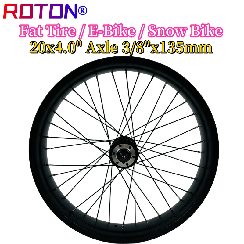 Solid shaft 20 "X4.0 disc brake double -layer ultra -wide fat fetal car beach vehicle electric vehicle electric car wheel set 3/8" x135/