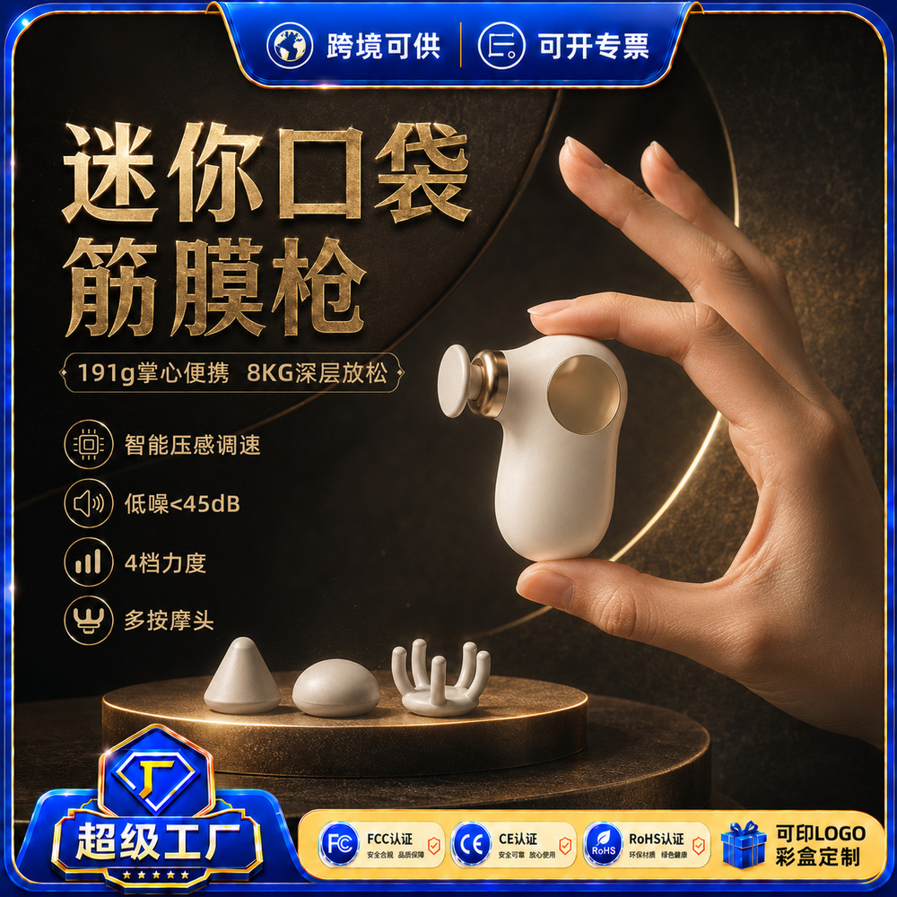 Small mute brushless massager